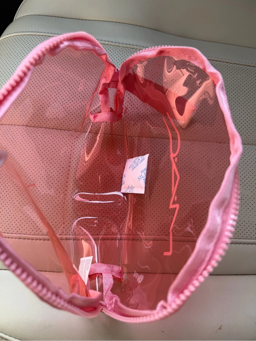 MAC Cosmetics transparent pouch
